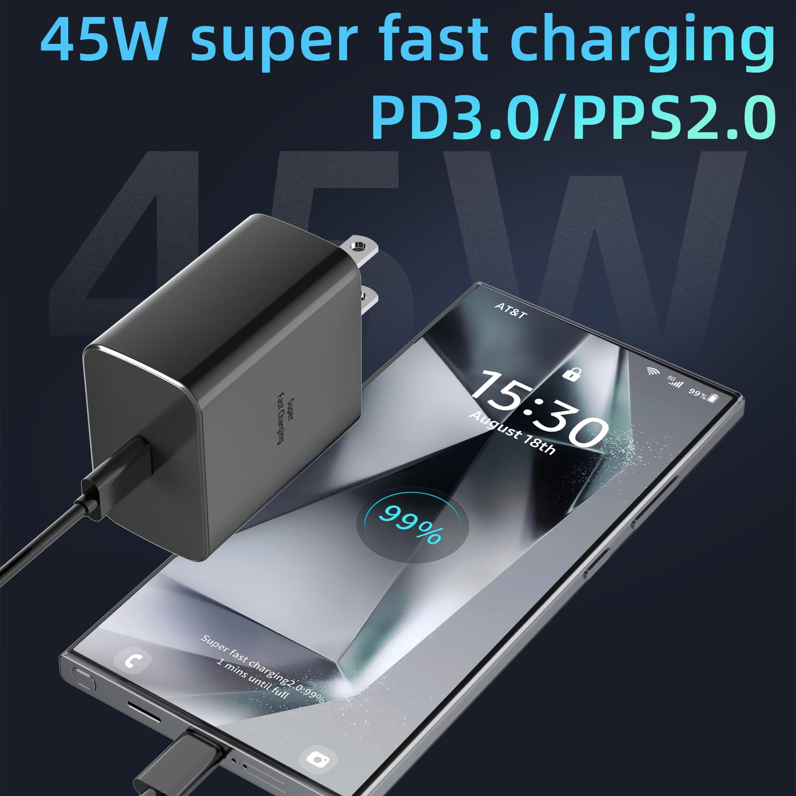 M WORKS! mworks! mPOWER! PD Home Charger 6 FT Type-C to Lightning Cable