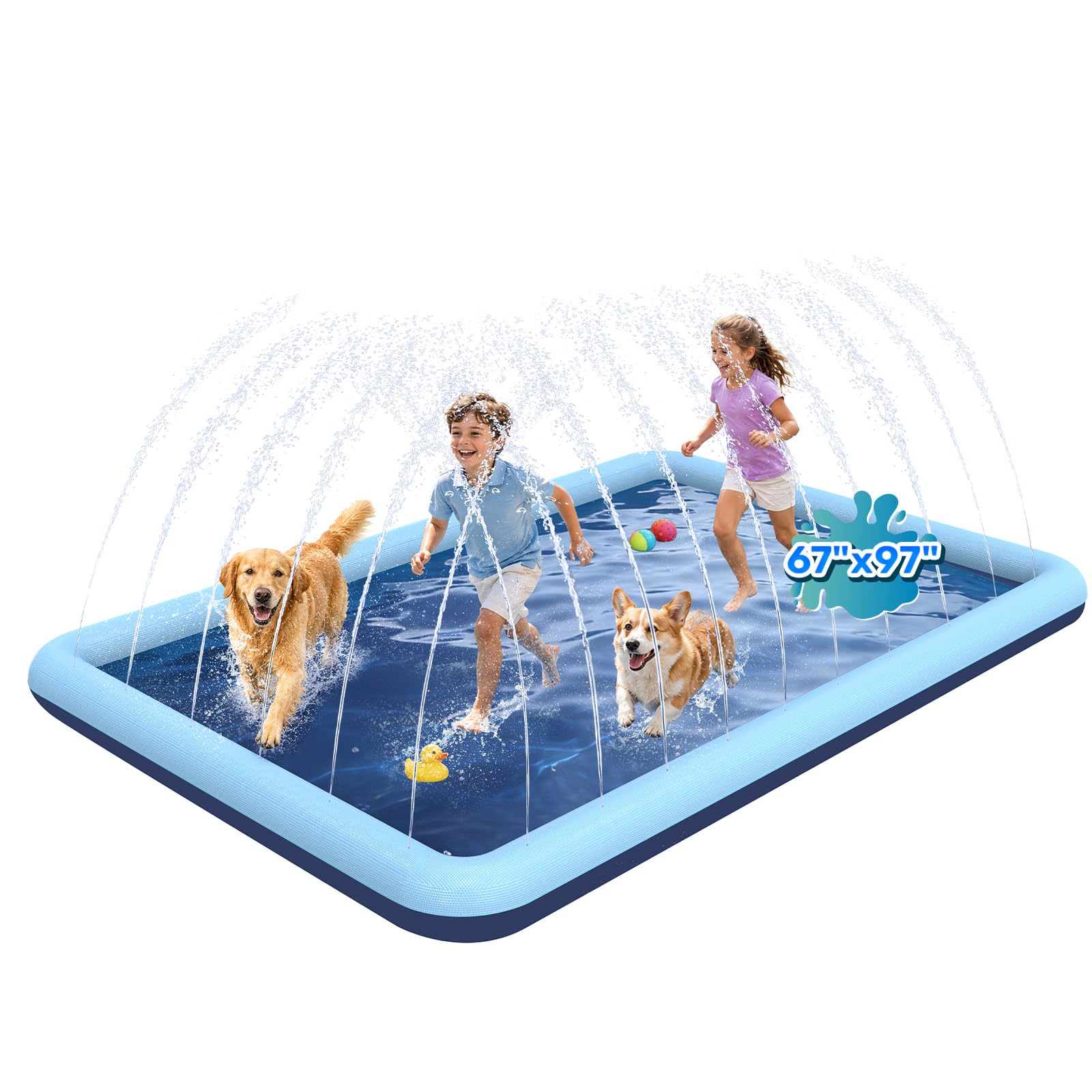 Photo 1 of Bilibara Rectangle Splash Pad - 97 x 67 in