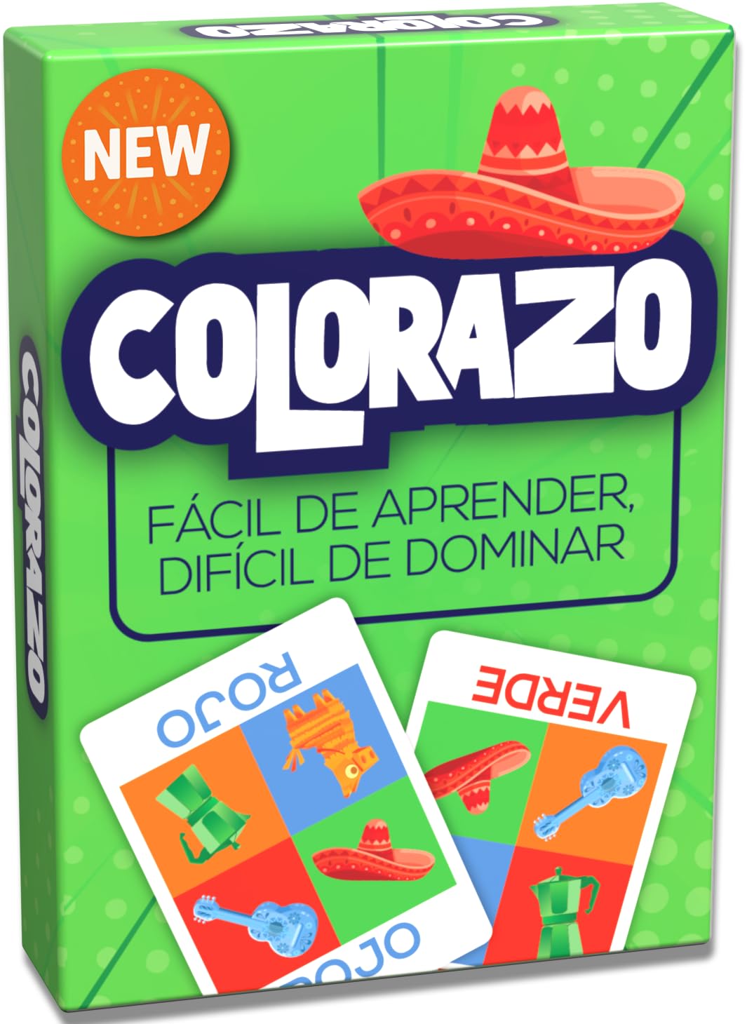 Colorazo - Juego de Mesa en Espanol para Adultos y la Familia - Spanish Card Game for Adults and Family - 2 to 5 Players - 20 Minutes