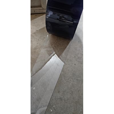 PVC Strip Door Curtain – 164ft Length X 7.1in Width, Waterproof Vinyl Roll, Tailorable For Garage, Warehouse, Pet House 4 thumbnail image