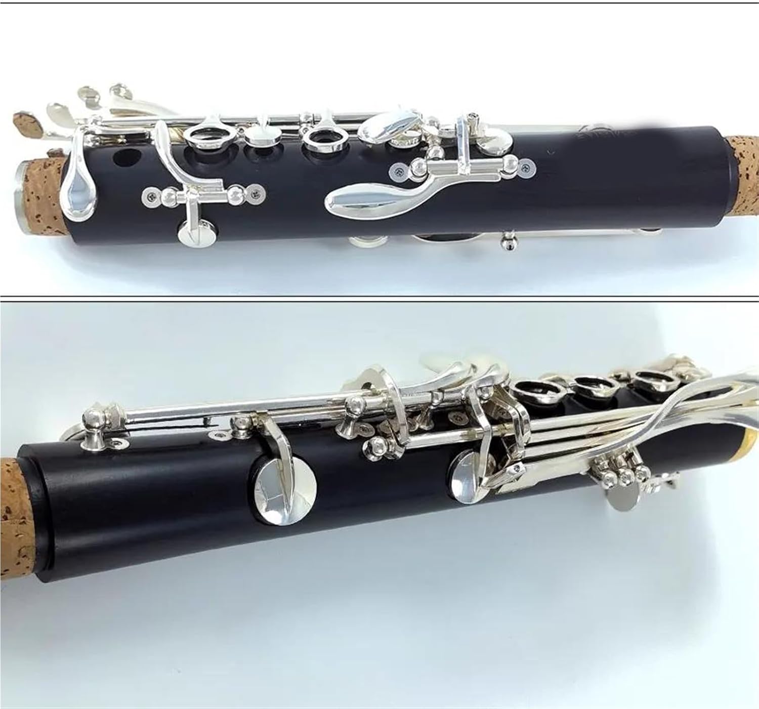 18 key Ebony Silver plated Bb Clarinet Clarinet
