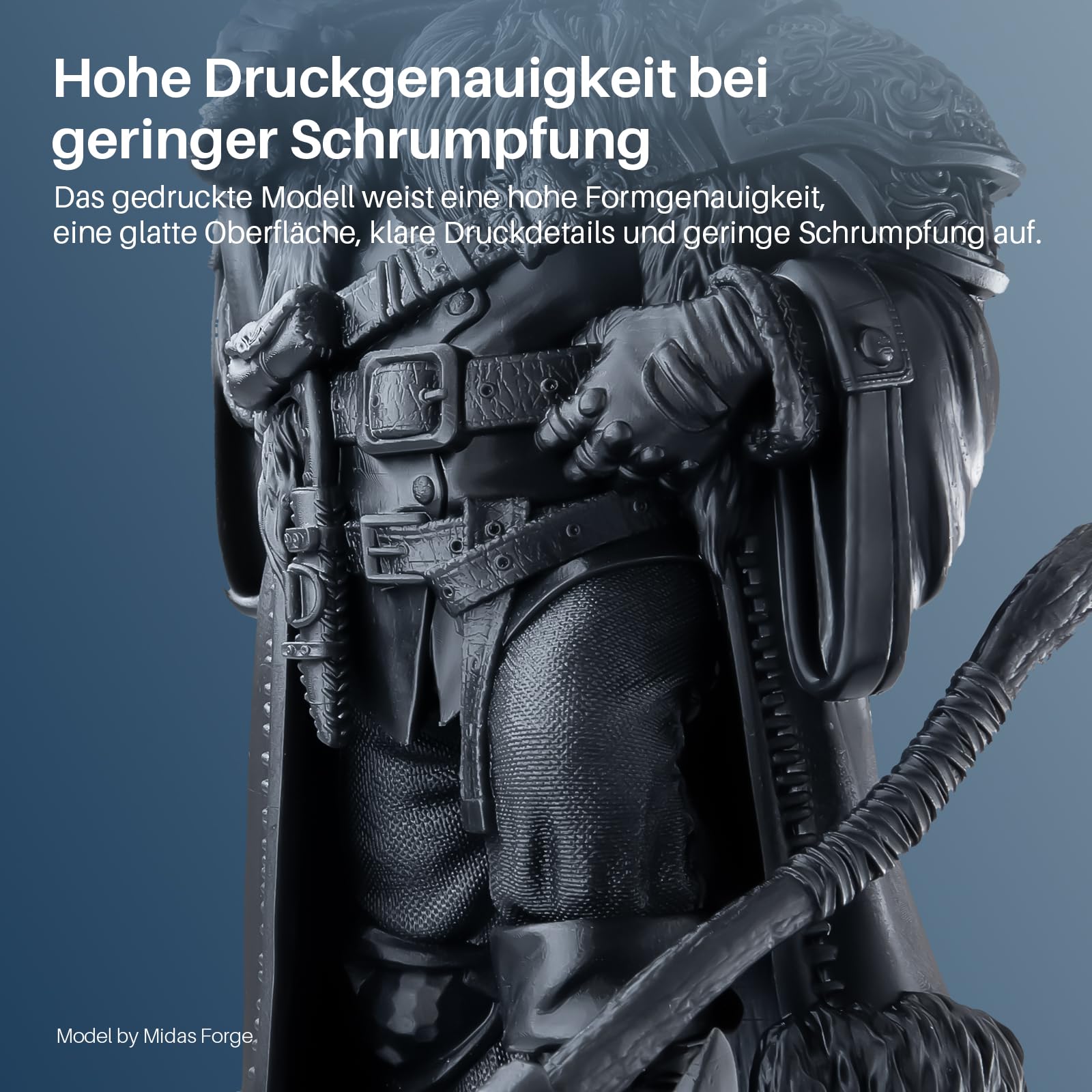 ELEGOO ABS-Like 3.0 Plus 3D Drucker Resin Grau 1000g, Hohe Hitzebeständigkeit 3D-Drucker Harz, Niedrigere Viskosität und Schrumpfung, 405nm LCD-UV-Aushärtung für MSLA/LCD/DLP 3D-Drucker