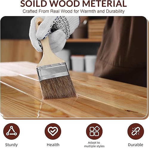 Miniatura 6 de IDEALHOUSE Juego de 2 sillas de comedor, sillas de cocina modernas con marco de madera y respaldo curvado para cocina, comedor, sala de estar