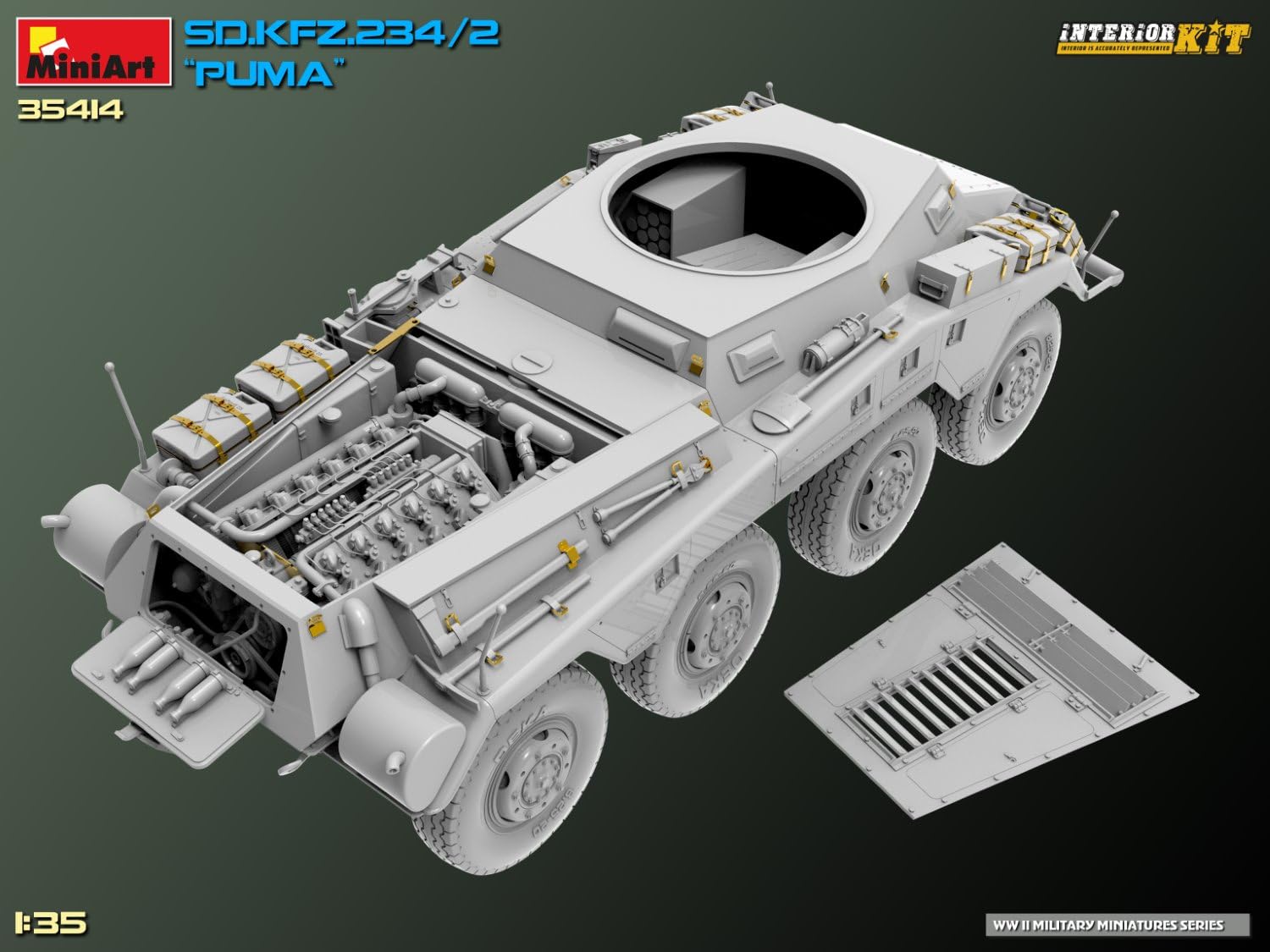 Miniart - sd.kfz.234/2 puma 1/35 - miniart 35414
