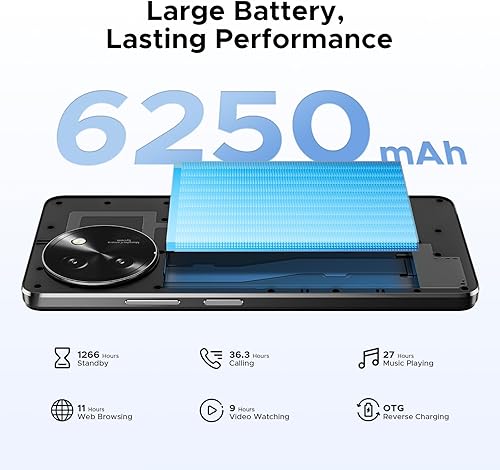Miniatura 7 de DOOGEE Note 59 Pro+ 5G Android 15 Teléfono celular desbloqueado, 36 GB+512 GB2 TB Amplía el teléfono inteligente móvil con pantalla HD+ de 6.75