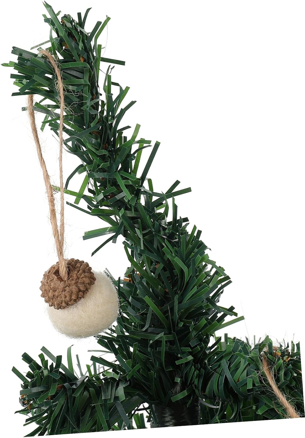 IMIKEYA 18pcs Felt Pine Cone Ornaments Charming Christmas Tree Hangings Lightweight Decorative Pendants for Holiday Decor and Festive Celebrations