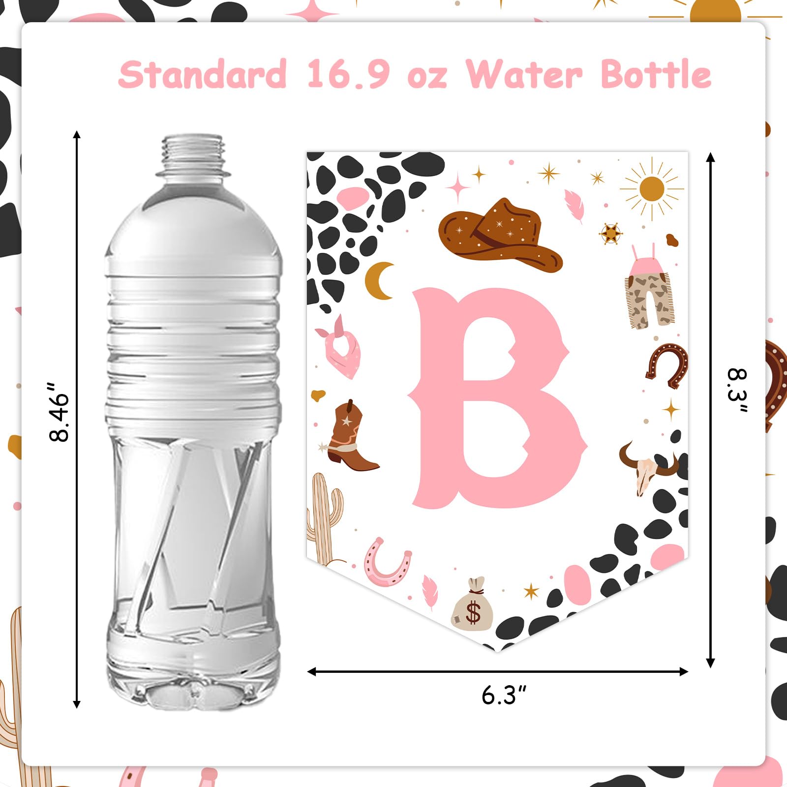 Cowgirl Happy Birthday Banner – Western-Party-Deko Für Geburtstag, Babyparty Oder Pferde-Themenfeier