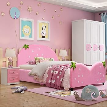 kids velvet bed