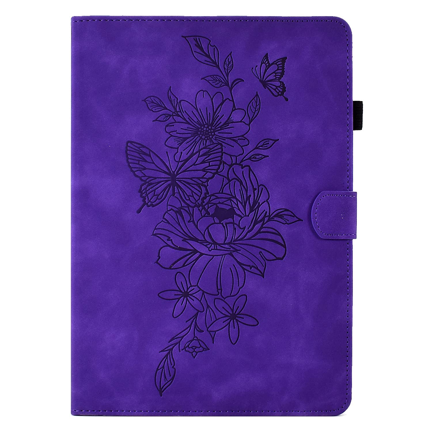 Kompatybilny z etui na tablet Kindle Fire HD 10 i Plus (11. generacji, wydanie 2021 r.), skórzanym premium Wąski, składany stojak Folio Pokrowiec ochronny funkcją automatycznego uśpienia(Mor)
