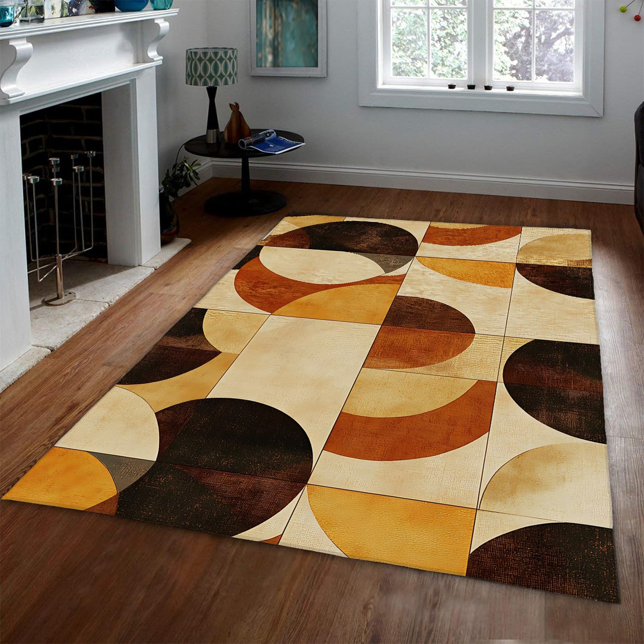 Tapis vert sapin Noël lavable pour une décoration intérieure de salon