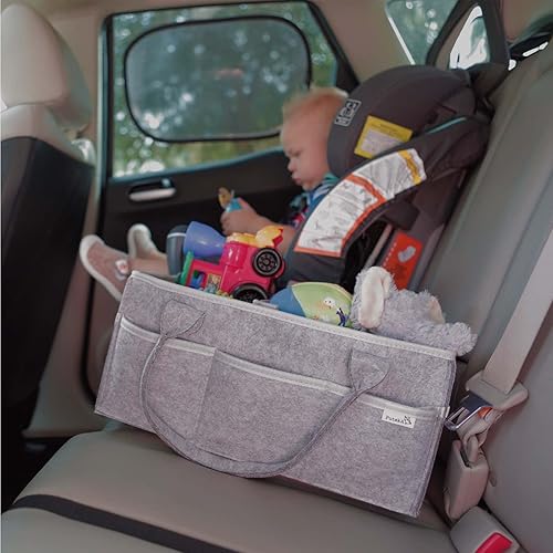 Miniatura 8 de Putska organizador de pañales para bebé organizador de regalo para baby shower organizador de guardería cesta de regalo para bebé neutral