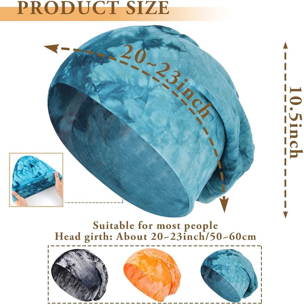 Miniatura 2 de Bohend Gorros bohemios para la cabeza, gorro elástico antideslizante, bandanas para dormir, turbantes, sombreros para mujeres y hombres, cubierta