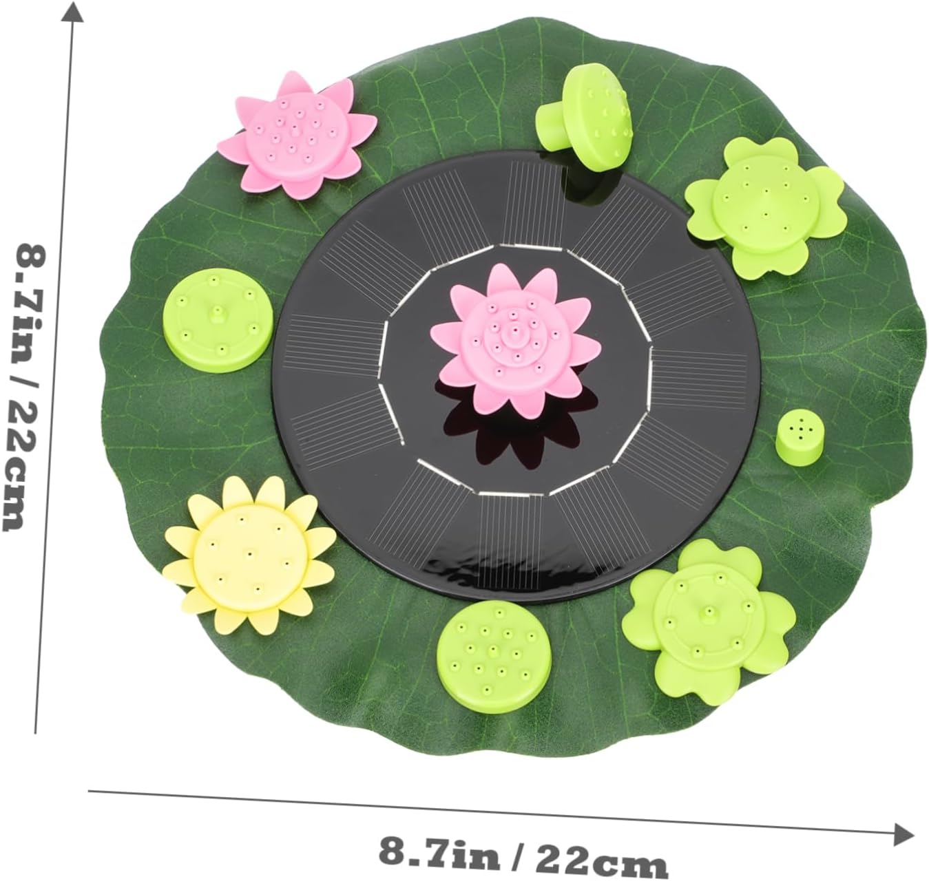 1set Solar Powered Bird Bath Fountain Floating for Garden Decoration Easy Installation and Automatic for Ponds and Outdoor Spaces