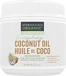 Viva Naturals Organic Virgin Huile de coco, 32 ( ' )946 mL) – Huile de coco pour cheveux, peau, cuisson & Cuisson – Poussés à froid, non raffinés & Non-OGM – Keto & Certifié Paleo – Jarre sans BPA