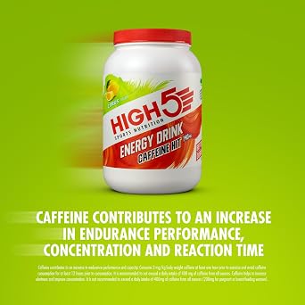 High 5 Unisex Adult Citrus Energy Drink With Caffeine - Multi-Colour, 1.4 kg