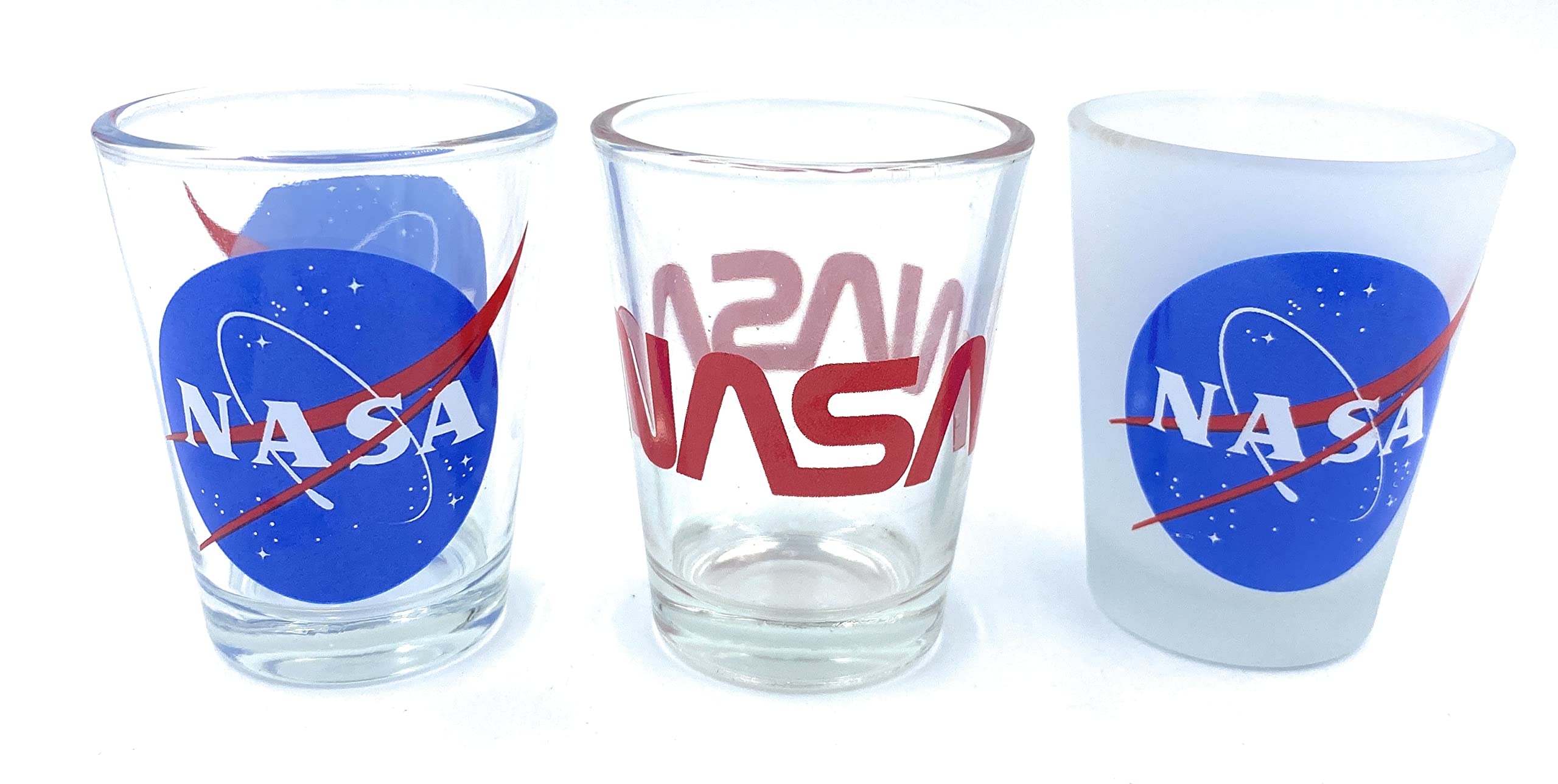 Amazon | Aeisage NASA ショットグラス 3個セット Wiskey/ワイングラス