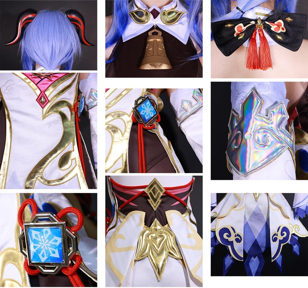 Amazon.co.jp: 【COSPLEE】原神 甘雨 コスプレ衣装 フルセット