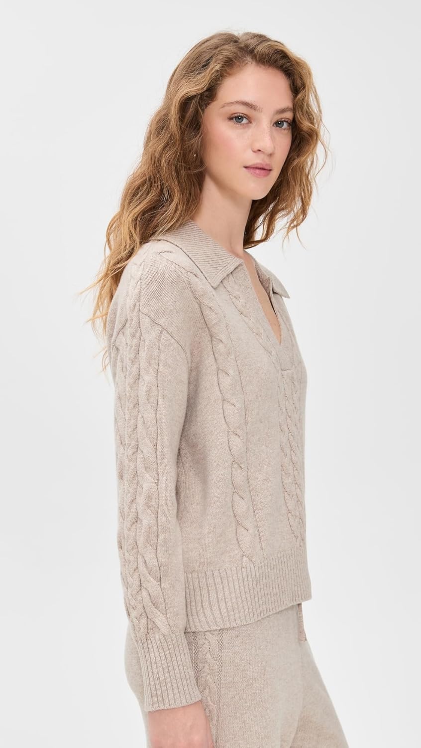 Splendid Women's Jet Set Polo Sweater