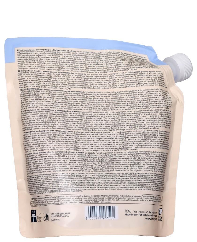 INEBRYA Blondesse Ultra Fast Lightener – 9 tonos 500 g