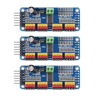 3pcs PCA9685 Module Controller 16 Channel 12 Bit PWM Servo Driver Board IIC Interface