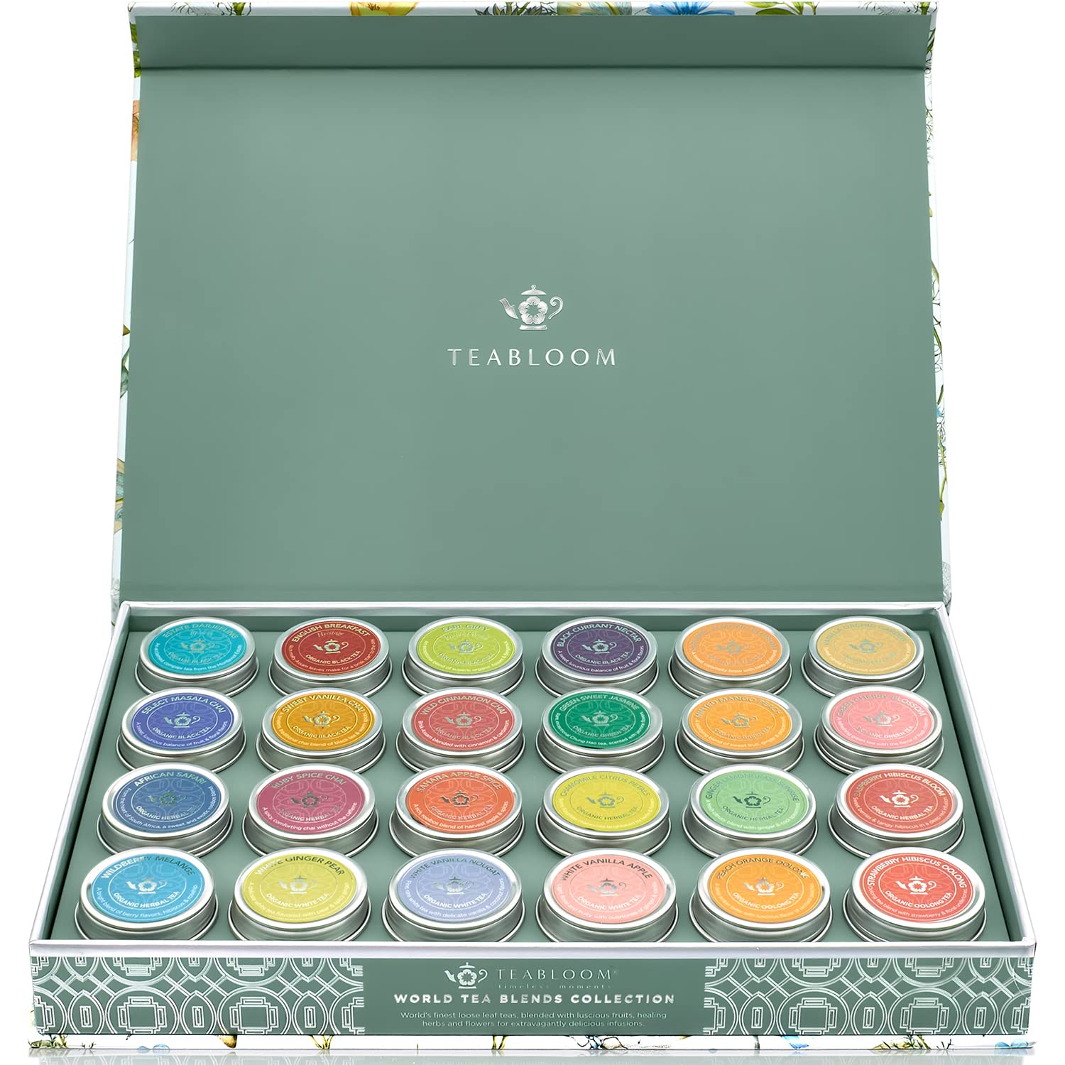 Teabloom Exceptional Loose Leaf Tea Chest, World's Largest Tea