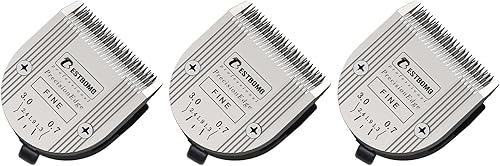Animal profesional 5 en 1 hoja fina ajustable longitud de corte 0.028-0.118 in, compatible con Wahl Arco, Bravura, Chromado, Creativa, y Motion (3