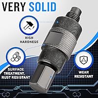 Vista 3 de Valchoose Extractor de volante magnético (24mm y 27mm) - Eficaz y resistente, removedor de stator para motores pequeños, compatible con GY6 50 125