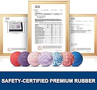 Vista 6 de Pelota de lacrosse de masaje para liberación miofascial y de punto gatillo, nudos musculares, terapia de yoga, mejora la movilidad articular