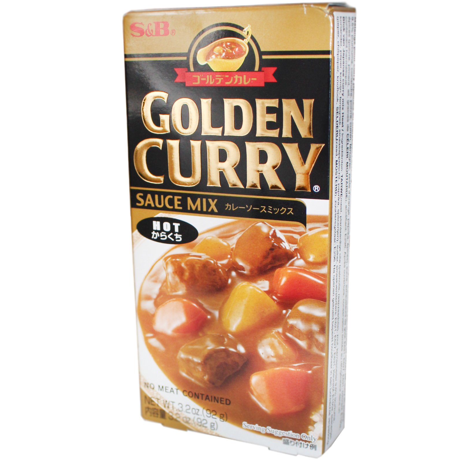 12x92g Sparen! S&B Golden Curry Saucen Hot scharf