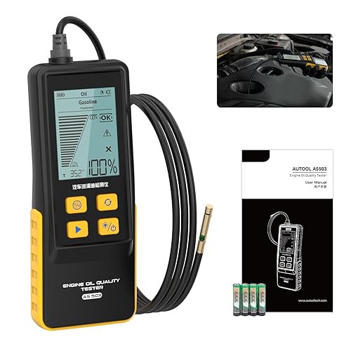 Engine Oil Tester & Motorcycle Oil Change Kit- Gasoline/Diesel Diagnostic