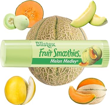 بلسم الشفاه Blistex Fruit Smoothies ، (3) 0.10 أوقية. العصي ، عبوة من 12