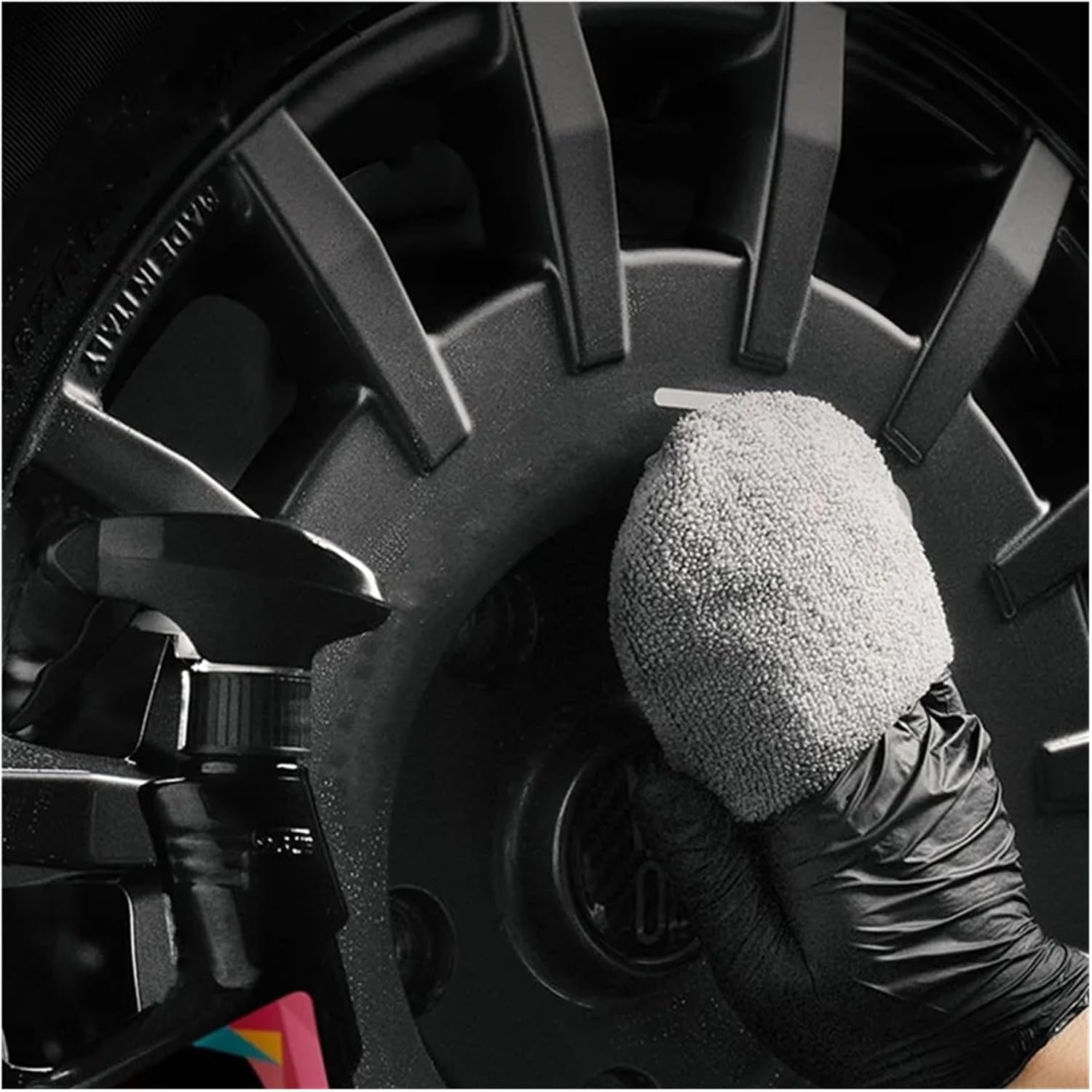 2/4/6Pcs Soft Microfiber Car Wax Applicator Mitts Polishing Sponge Wax Foam Car Wax Applicator Pad Car Detailing Cleaning Tools(6Pcs Blue)