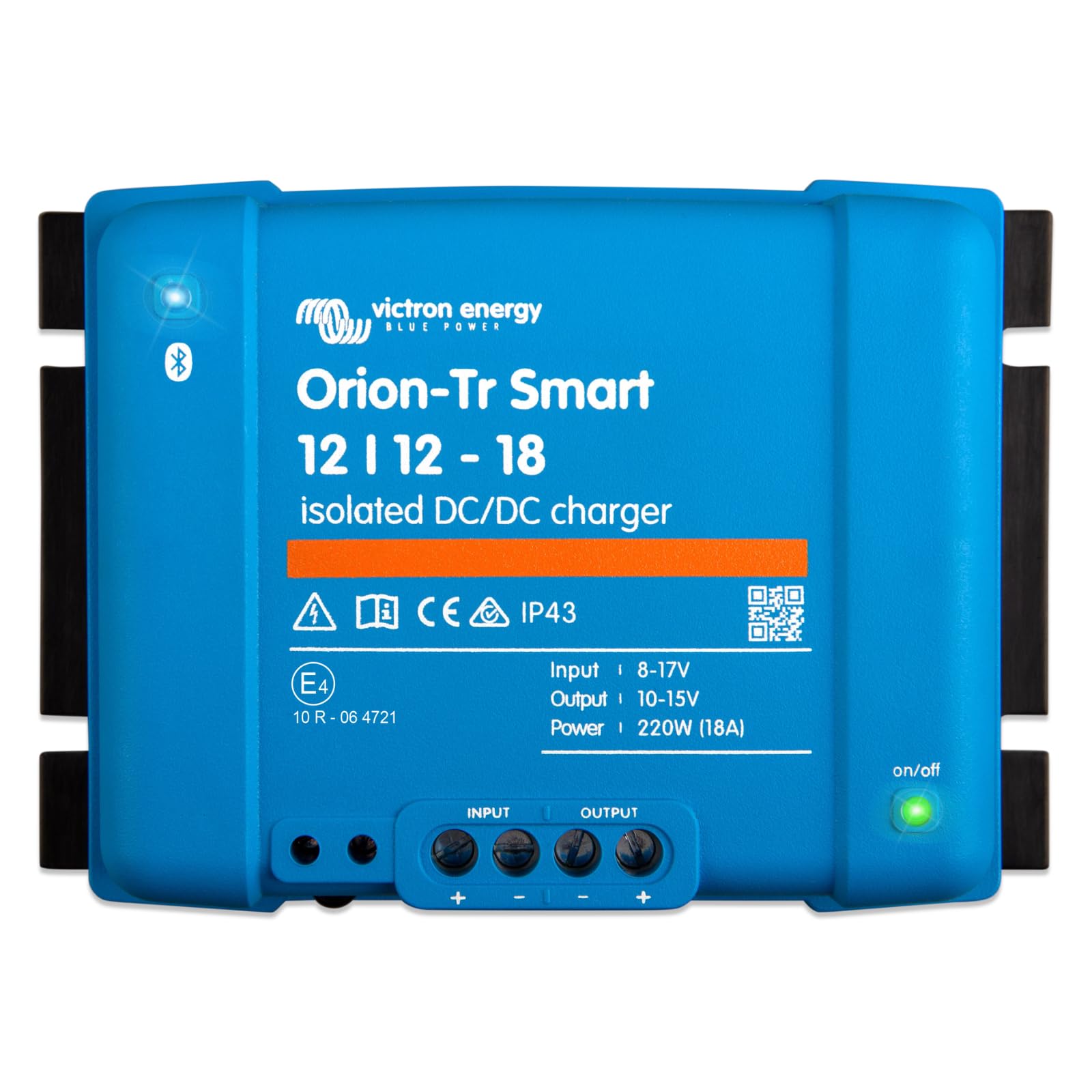 Victron Energy Orion-​TR Smart 12/​12-​Volt 18 A 220 W CC-​CC Chargeur Isolé (Bluetooth)