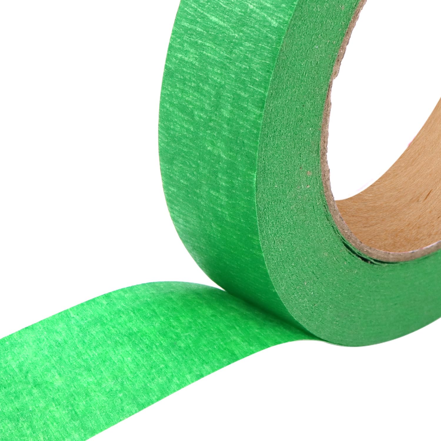QWORK® 3 Pack 24mm x 50m Green Masking Tape for Painting Residue-Free Painters Tape for Edge Treatment Color Separation Crafts - Image 4