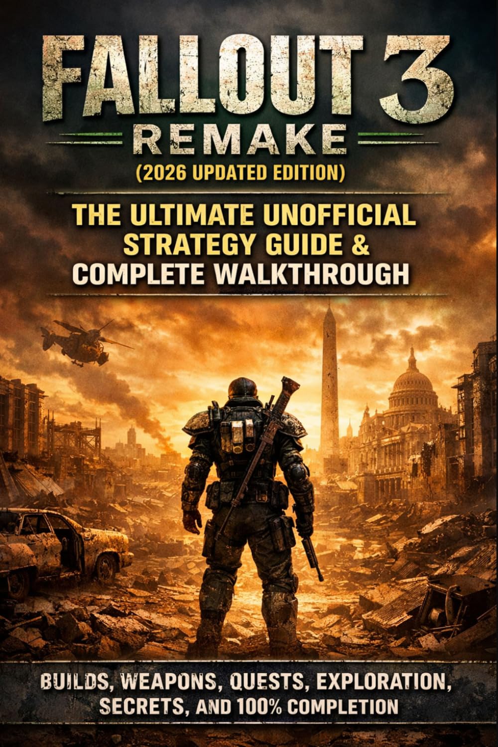Fallout 3 Remake (2026 Updated Edition): The Ultimate Unofficial Strategy Guide & Complete Walkthrough - Builds, Weapons, Quests, Exploration, Secrets, and 100% Completion