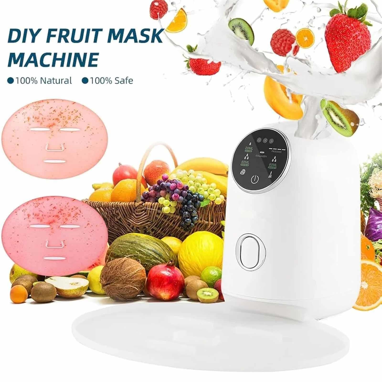 Maszyna do maseczek do twarzy, inteligentny DIY Mask Maker z dotykowymi i maskowymi formami do kolagenu Owoce Warzywa Automatyczne wytwarzanie kremu do twarzy do SPA Maseczka do twarzy