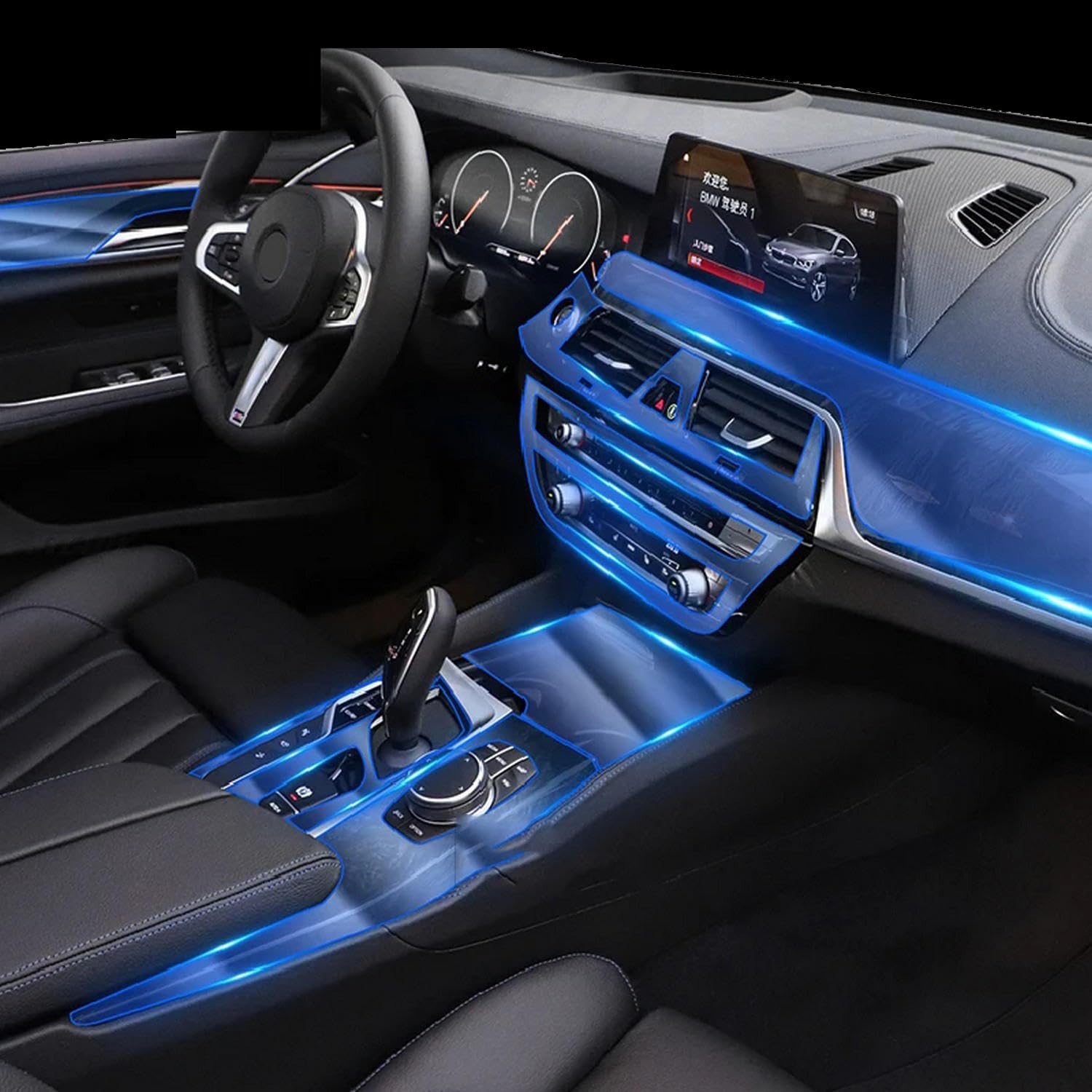 Film protecteur de console centrale pour BMW G32 6GT confort de route