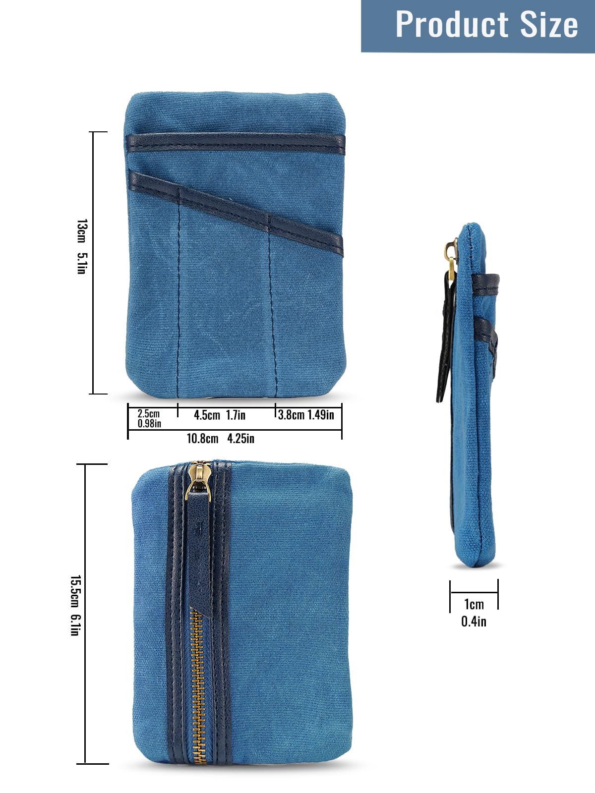 Peak Design Tech Pouch Sp4 Waxed Canvas Compact Edc Pocket