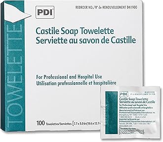 PDI Castile Soap Towelettes, 1 Box of 100