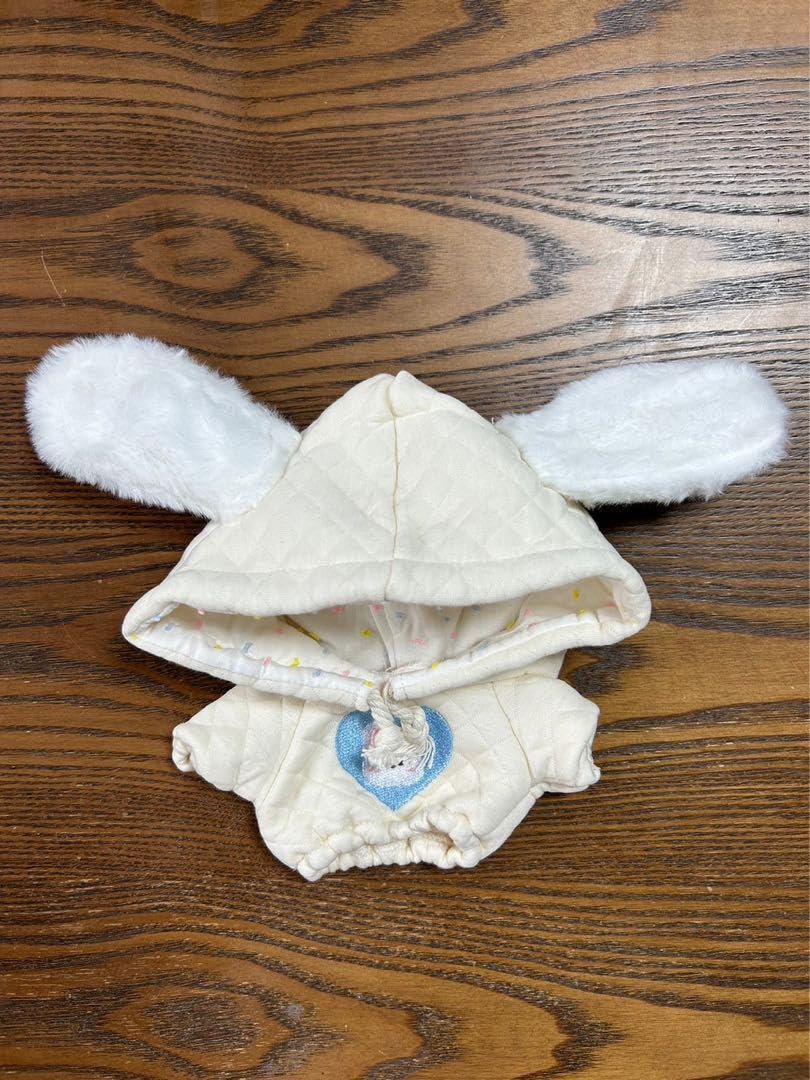 Amazon.co.jp: ぬい服 うさ耳パーカー ホワイト うさぎ フード