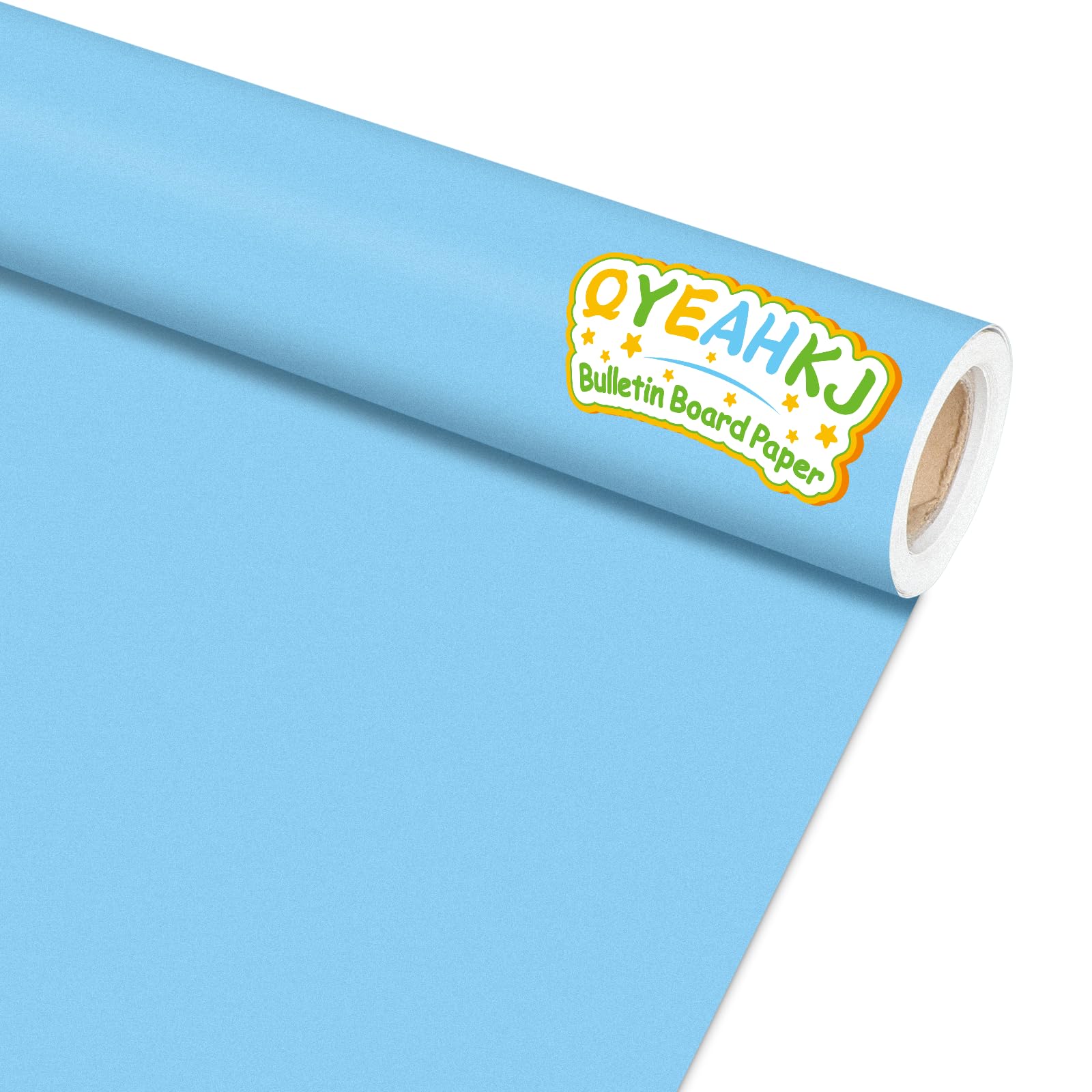 Sky Blue Bulletin Board Paper Roll Light Blue Bulletin Board Background Paper Back to School Classroom Decoration Poster for Art Craft DIY Projects Home Office Classroom Party Supplies 17.7in x 20ft