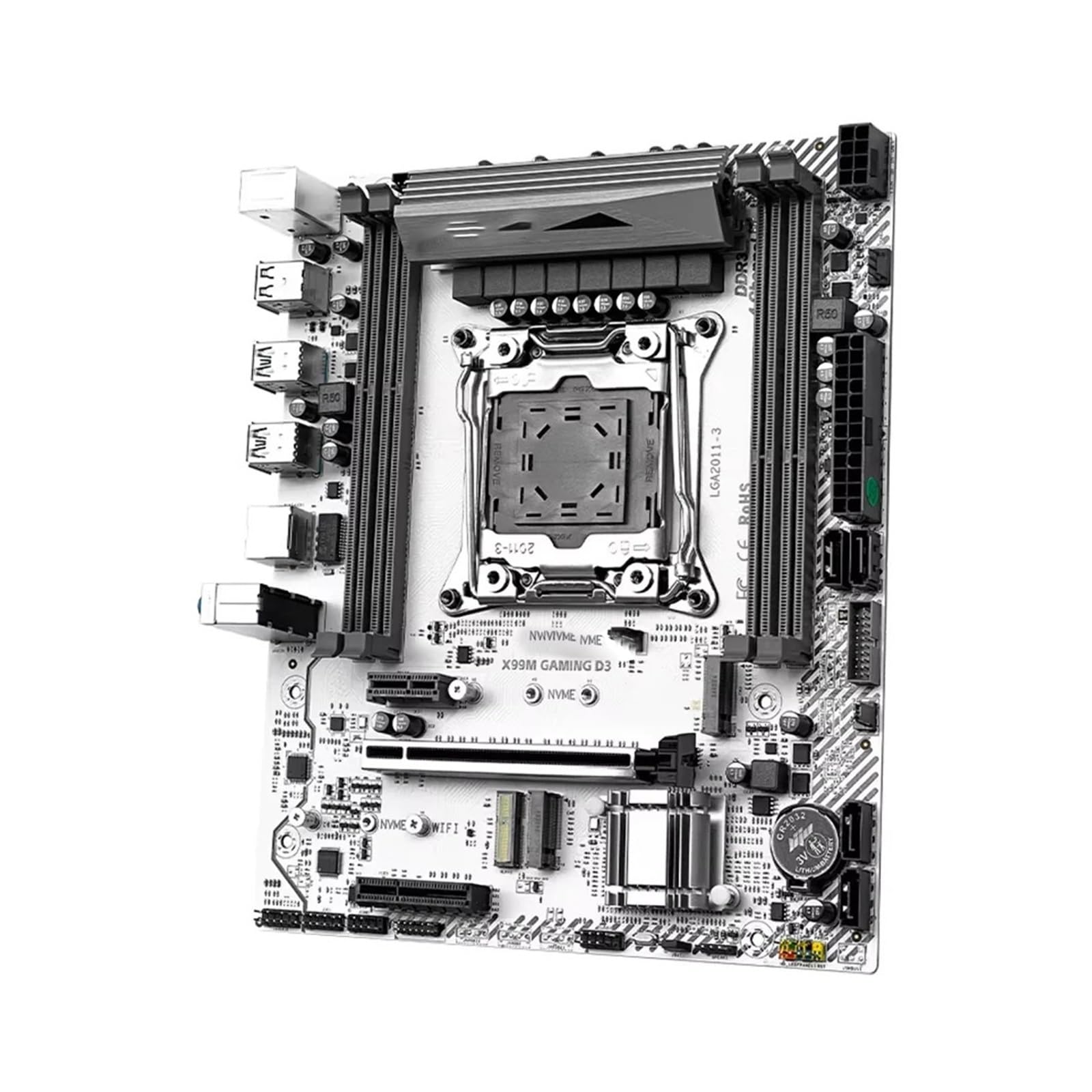 componenti pc Scheda madre Fit For JGINYUE X99 LGA2011-3 M-ATX Supporto Xeon E5 V3 V4 CPU DDR4 ECC RAM X99M GAMING D4 ARGB