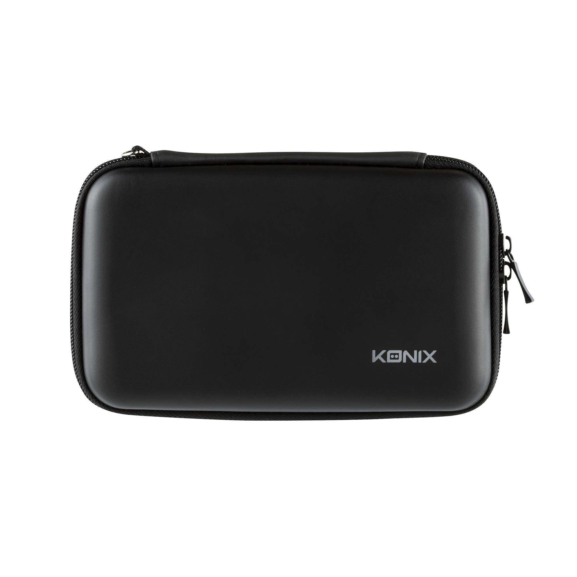 Konix Schwarz Mythics Thermoform-Tragetasche Carry Case Für Nintendo Switch, Switch Lite Und Switch Oled - Platz Für 18 Spiele