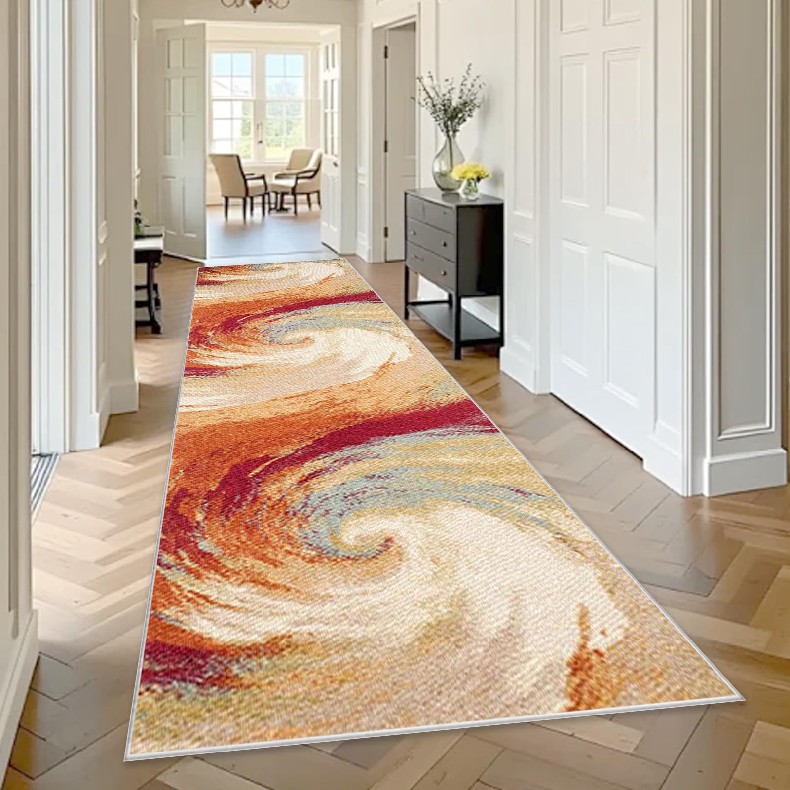 Alfombra entrada interior antideslizante de 90 x 200 cm para evitar caídas en casa
