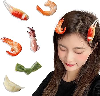 ꫛꫀꪝ【カニさん】ベビーヘアクリップ キッズヘアクリップ ヘアピン