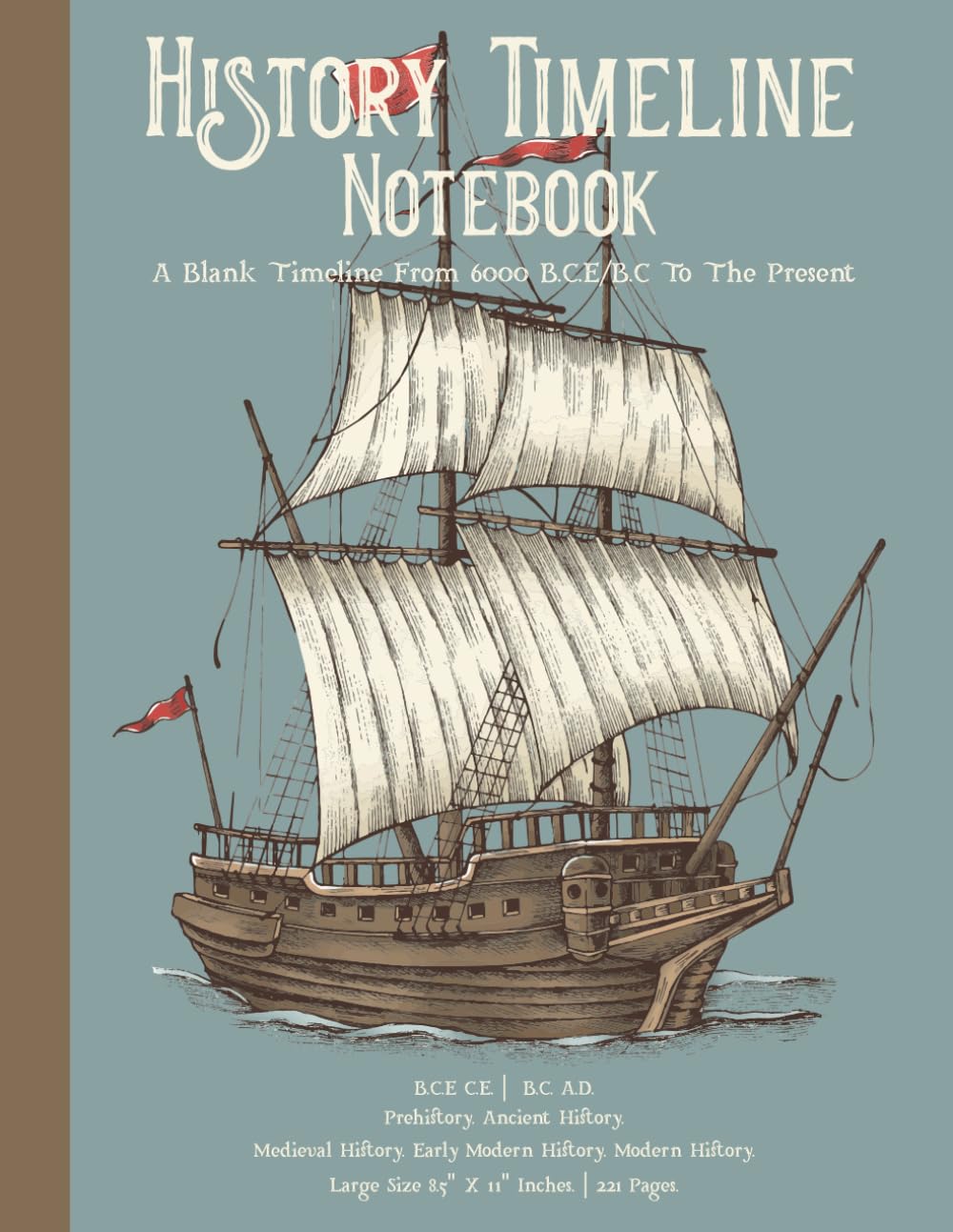 History Timeline Notebook | A Book Of Centuries Blank To Create Your ...