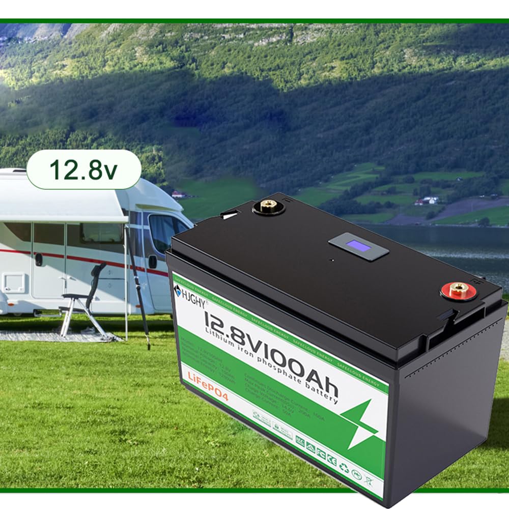 12,8 V 100 Ah LiFePO4 litowo-jonowe akumulatory z BMS 12 V akumulator litowo-żelazowo-fosforanowy do silników zaburtowych Solar RV Marine