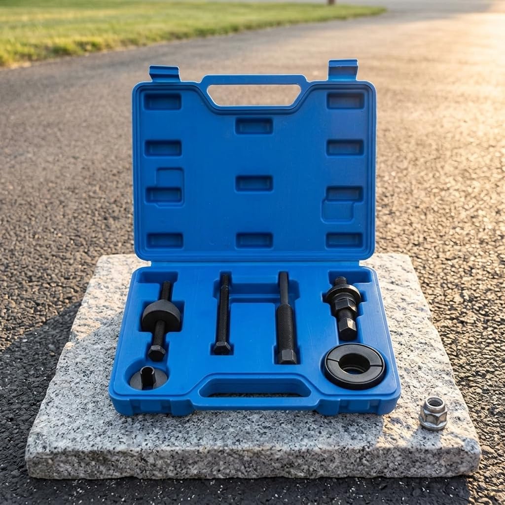 Power Steering Pump Pulley Tool Kit Heavy Duty Puller Installer