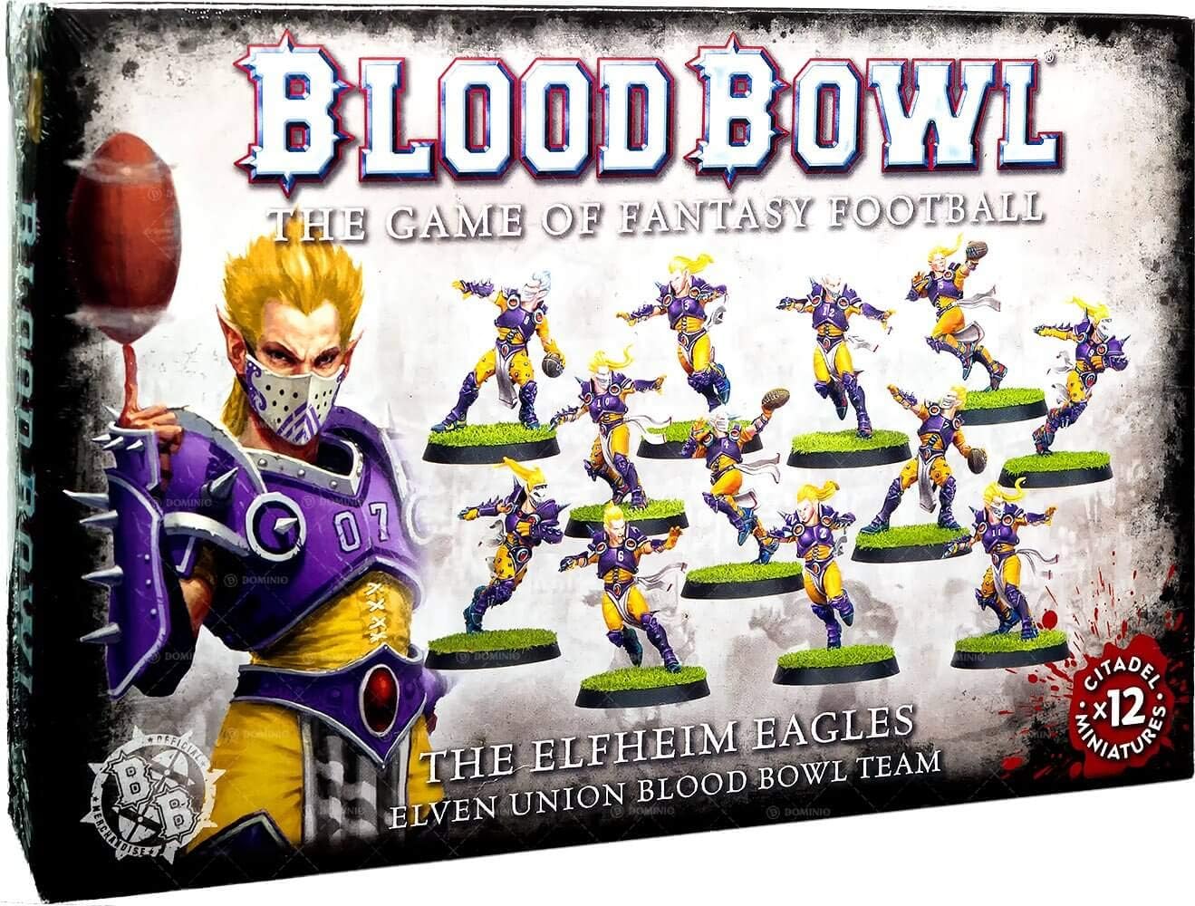 GAMES WORKSHOP 99120999003 "The Elfheim Eagles Blood Bowl Team Miniature, Grau