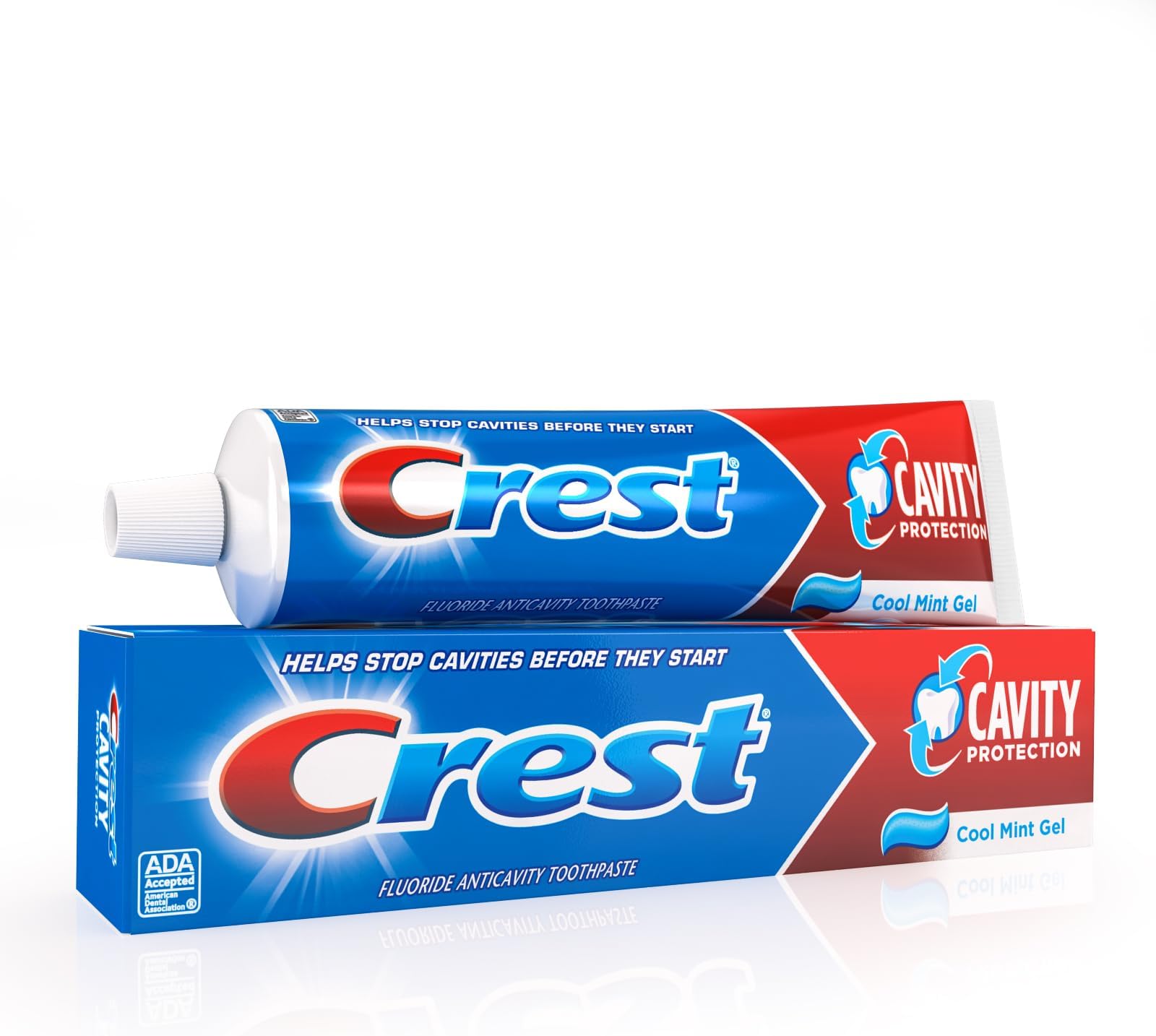 Crest Cavity Protection Cool Mint Flavor Liquid Gel Toothpaste 8.2 Oz (Pack of 6)